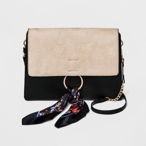 Women S Ring Crossbody Handbag Who What Wear Black Cream Check Women S Ring Crossbody Handbag Who What Wear Black Cream