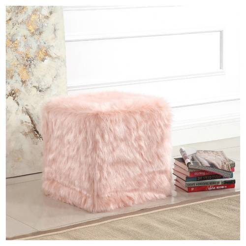 HomePop Plywood Faux Fur Pouf Ottoman Pink Check Back Soon BLINQ Interesting Faux Fur Pouf Ottoman HomePop Plywood Faux Fur Pouf Ottoman Pink Check Back Soon BLINQ Interesting Faux Fur Pouf Ottoman