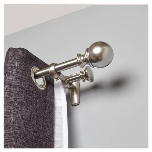 Umbra Ball Double Curtain Rod Set Brushed Nickel Size 36 X66 Check Back Soon Blinq - Loft By Umbra Ball Double Curtain Rod Set Brushed Nickel Umbra Ball Double Curtain Rod Set Brushed Nickel Size 36 X66 Check Back Soon Blinq - Loft By Umbra Ball Double Curtain Rod Set Brushed Nickel