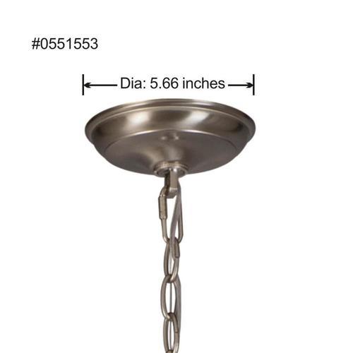Allen Roth 25 5 6 Light Mediterranean Candle Chandelier Brushed Allen Roth 25 5 6 Light Mediterranean Candle Chandelier Brushed Nickel