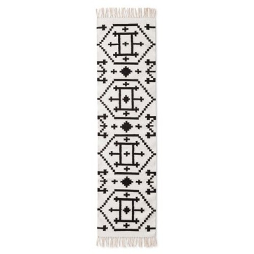 Black White Kilim Accent Runner Rug 1 10 X7 Nate Berkus Check Black White Kilim Accent Runner Rug 1 10 X7 Nate Berkus Check Back Soon Blinq