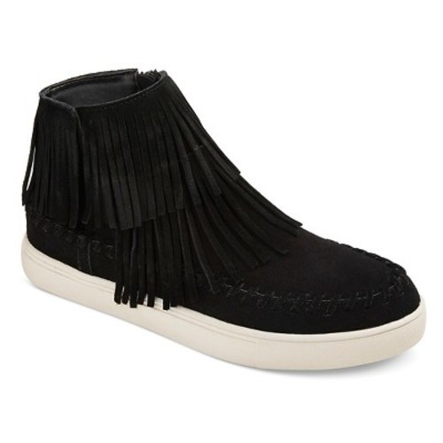fringe high top sneakers