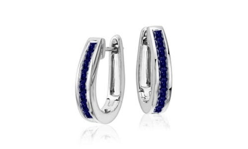 Oval Hoop Earrings Made With Swarovski Crystals By Elements Of Love Oval Hoop Earrings Made With Swarovski Crystals By Elements Of Love Br Green Crystal
