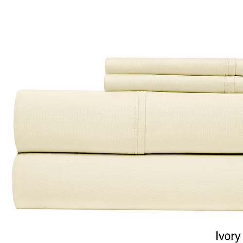 Aspire Linens 1000tc Egyptian Cotton Blend Sheet Set Ivory Sz Aspire Linens 1000tc Egyptian Cotton Blend Sheet Set Ivory Sz Queen