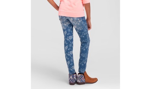 check print jeggings