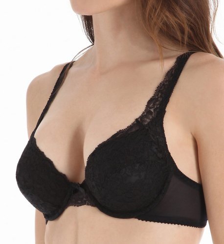 Vassarette Womens Lace Padded Push Up Bra