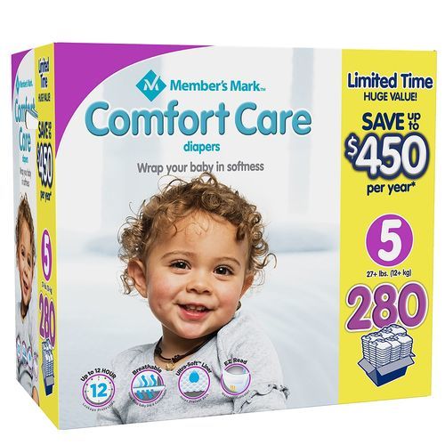 members mark diapers size 5