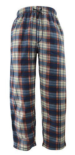 orange and blue plaid pants