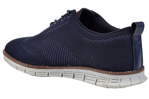 franco vanucci men's knit fabric oxford shoes