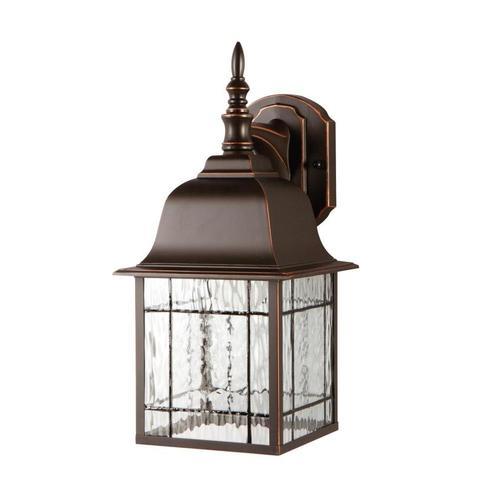 Portfolio 15 62 H Bronze Dark Sky Led Outdoor Wall Light Energy