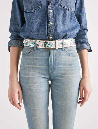 lucky brand embroidered belt