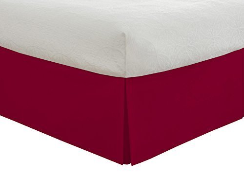 Lux Hotel Bedding Tailored Bed Skirt Clic 14 Drop Length Lux Hotel Bedding Tailored Bed Skirt Clic 14 Drop Length Pleated Styling