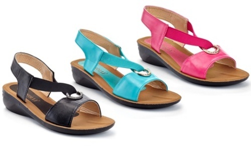 ladies wide width sandals