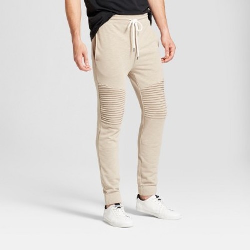 mens tan jogger pants