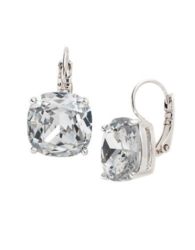 Kate Spade New York Small Square Solitaire Drop Earrings Check Kate Spade New York Small Square Solitaire Drop Earrings