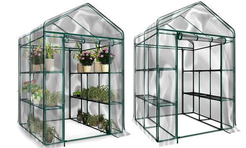 Home Complete Indoor Outdoor Walk In Greenhouse Green