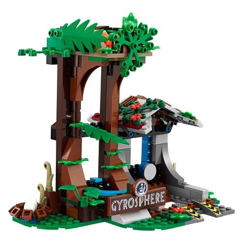 lego jurassic world gyrosphere escape