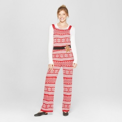 juniors red jumpsuit
