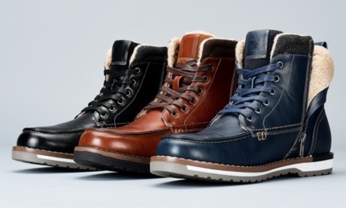 harrison men's casual moc toe boots