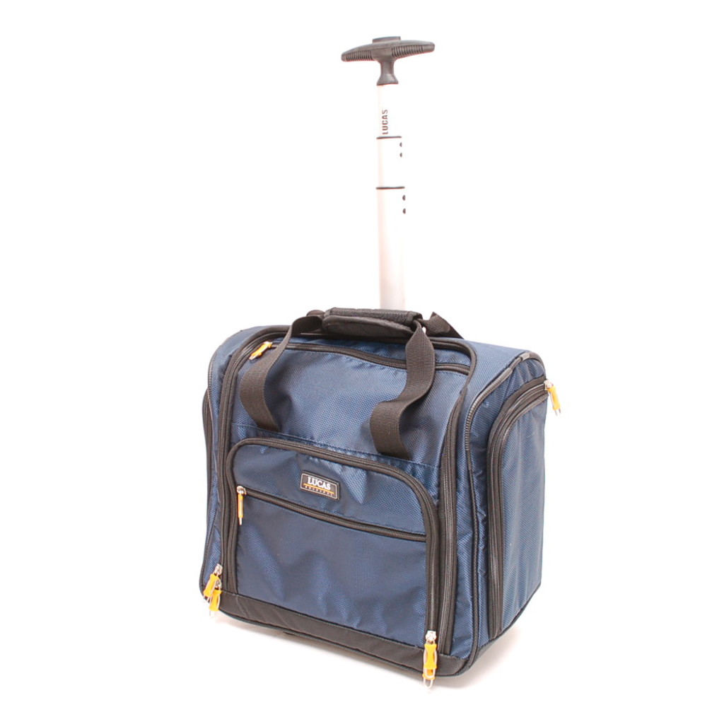 Lucas Wheeled Under The Seat Cabin Bag Blue Size Small Lucas Wheeled Under The Seat Cabin Bag Blue Size Small