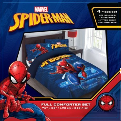 Boy S Marvel Spider Man Superhero Comforter Sets Multi Size
