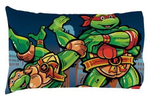 Nickelodeon Ninja Turtles Cityscape Comforter Multi Size Twin