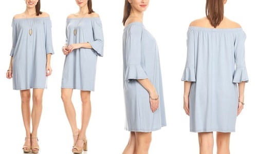 nelly off shoulder dress