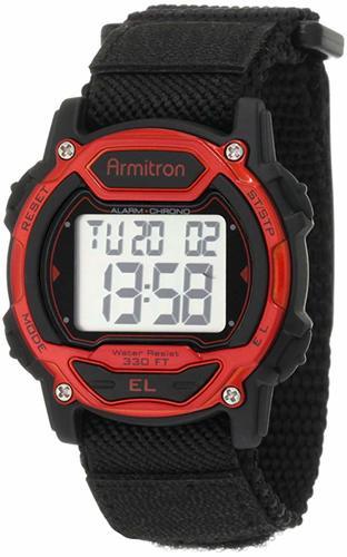 armitron red watch