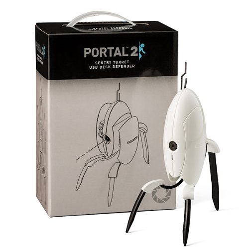 Portal 2 Sentry Turret Motion Activated Desk Defender With 11 Portal 2 Sentry Turret Motion Activated Desk Defender With 11 Speaking Functions Usb Ed
